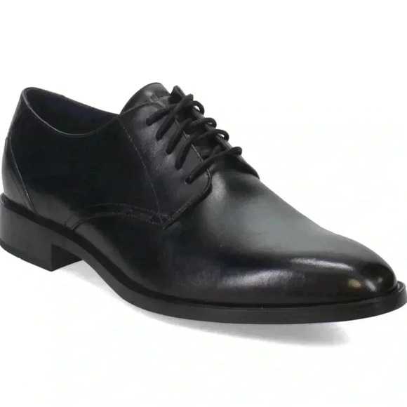 Cole Haan mens Hawthorne Plain Oxford Black Leather Size 11 M - Picture 2 of 11